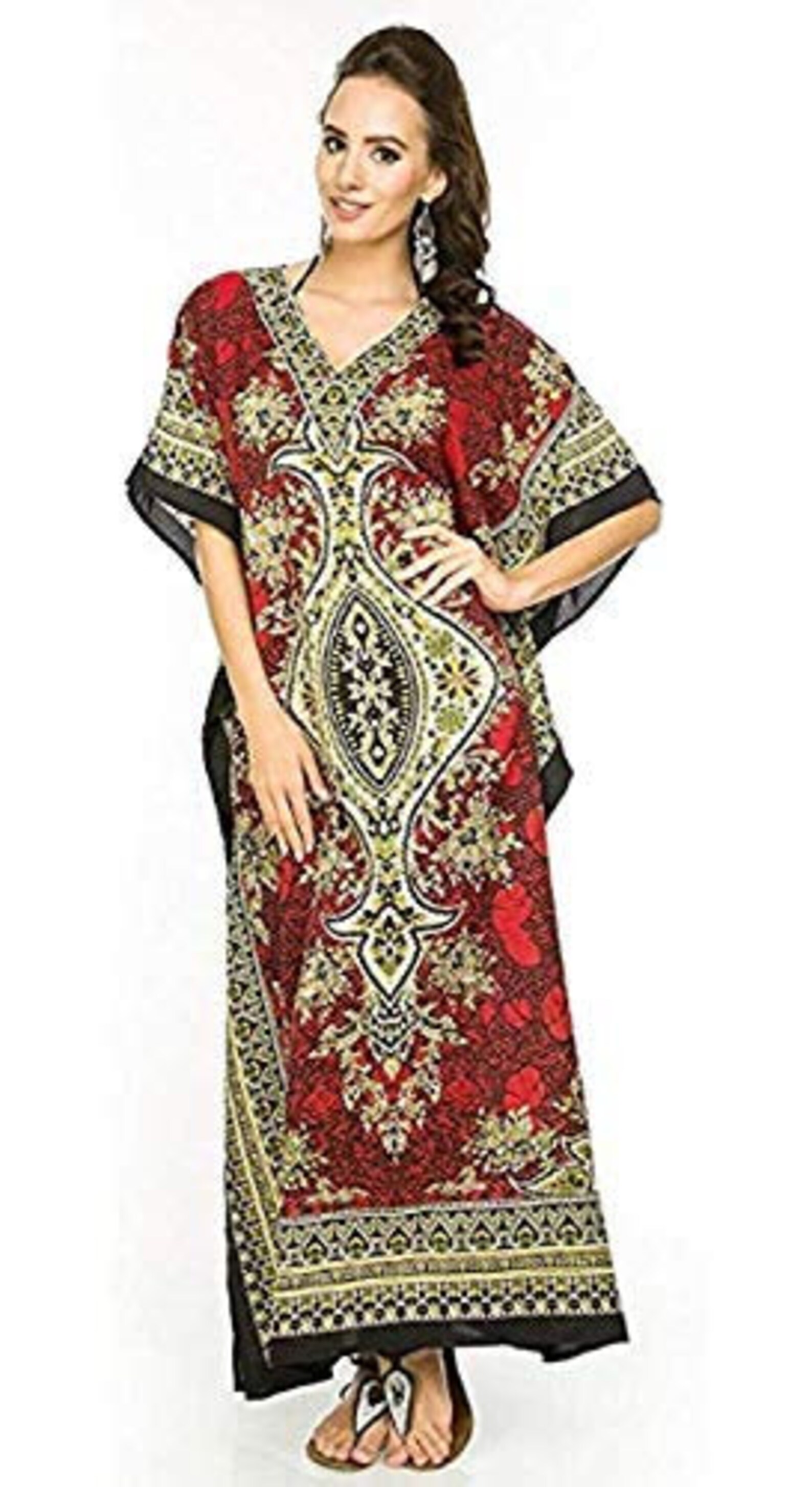 long kimonos and kaftans