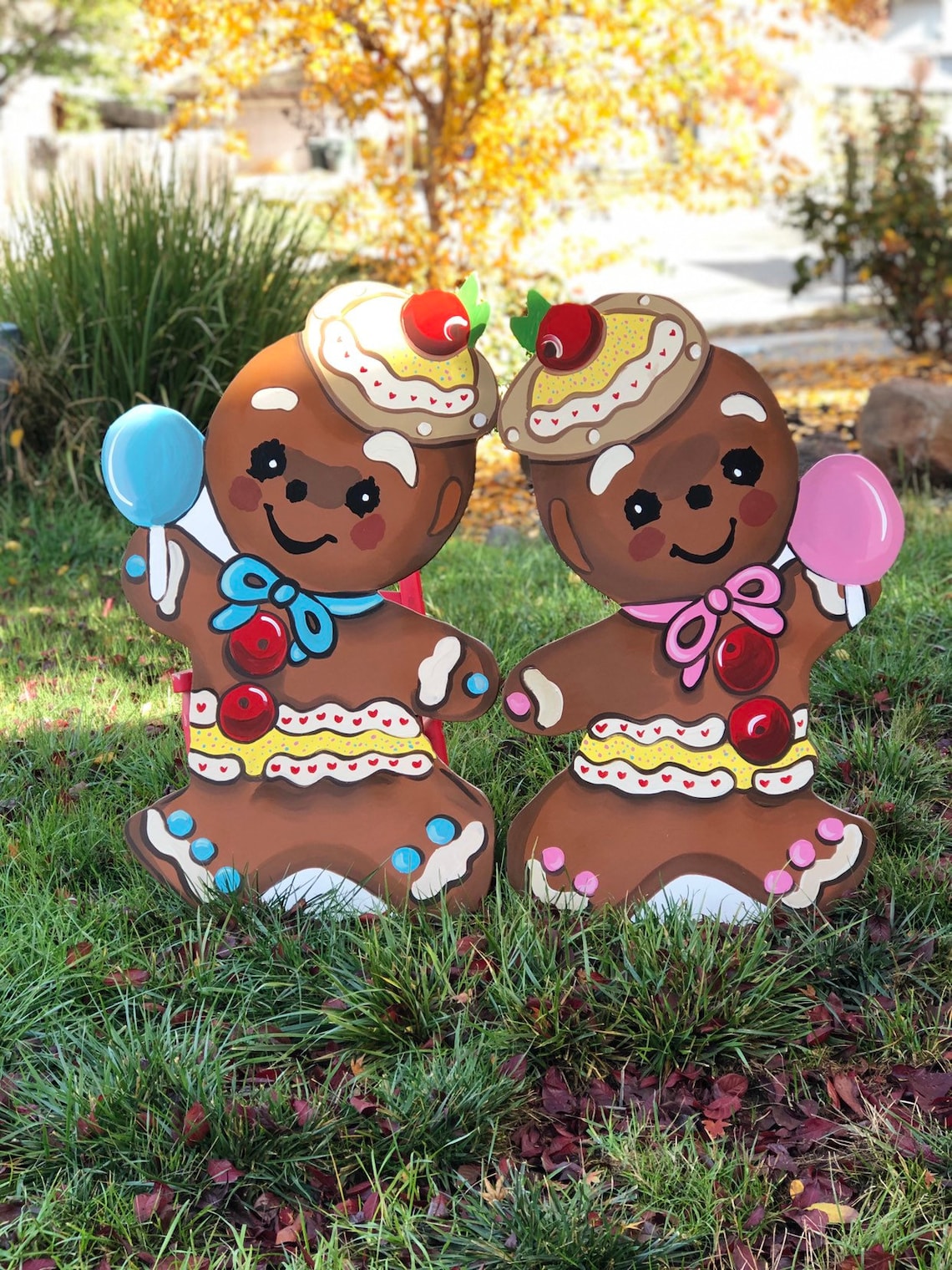 Gingerbread Man Gingerbread decor Vintage Gingerbread Retro Etsy