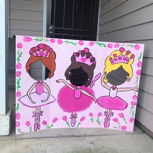 Ballerina Party Decor- Ballerina Birthday- Ballet Party Prop- Ballerina Photo Op- Ballet Decorations- Dance Party Cutout- Ballerina Cutout