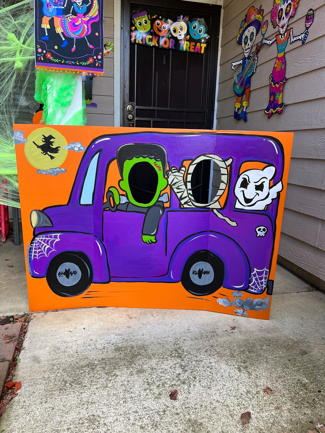 Halloween Party Halloween Photo Prop Monster Photo Booth Etsy