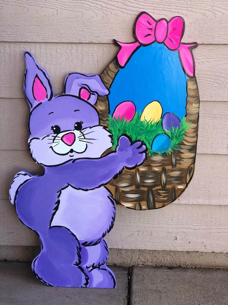  Easter Yard Art- Easter Yard Decor Easter Bunny Outdoor Etsy