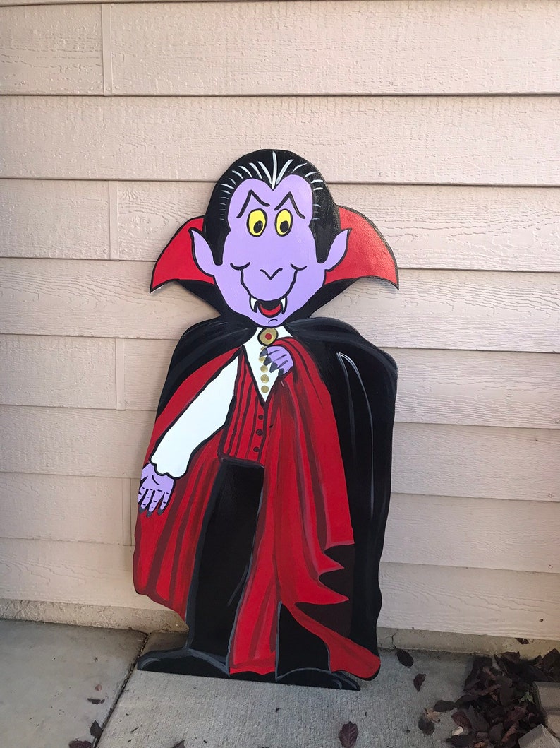 Vampire Cutout Vampire Yard Art Vampire Yard Sign Halloween | Etsy