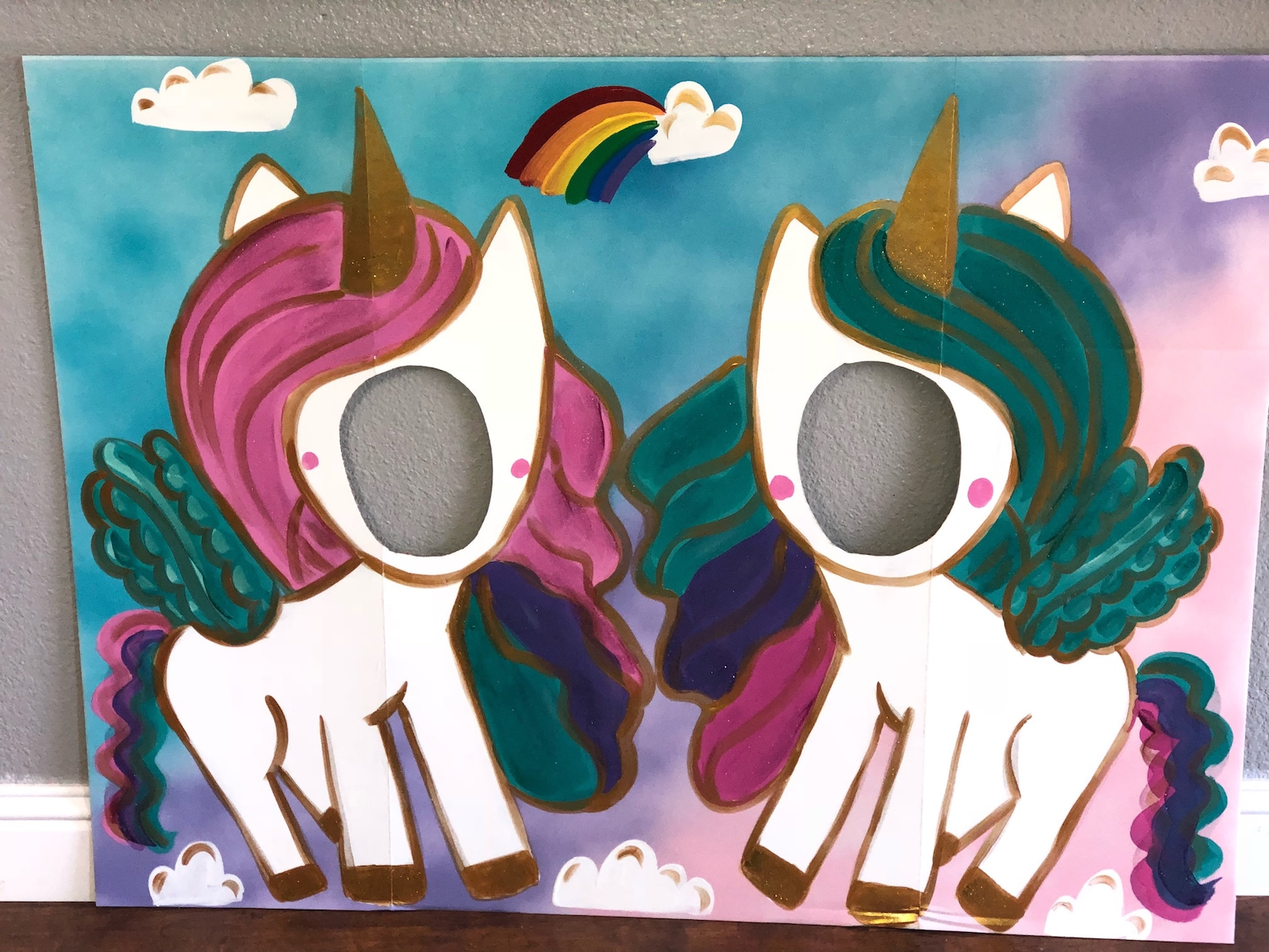 Unicorn Party Prop Unicorn Birthday Unicorn Photo Op | Etsy