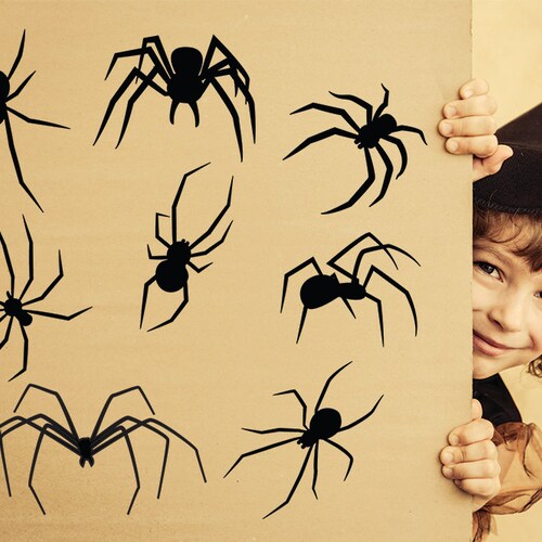 Spider Decals Halloween Decal Halloween Halloween Wall - Etsy