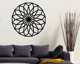 Geometric Decal, Geometric Sticker, Geometric, Sacred Geometry, Mandala Decal, Vinyl Sticker, Wall Decal, Car Decal, Yoga Studio Decal, DIY