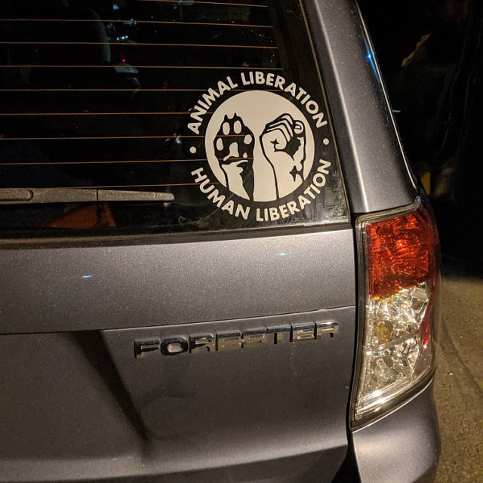 Animal Rights Decal Animal Liberation Vegan Vegetarian Etsy