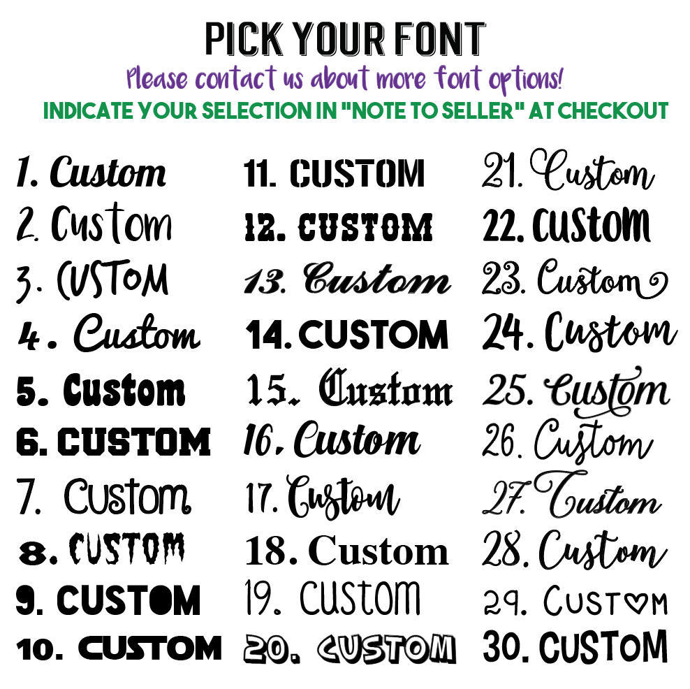 Custom Decal Name Decal Name Sticker Custom Name Decal Etsy