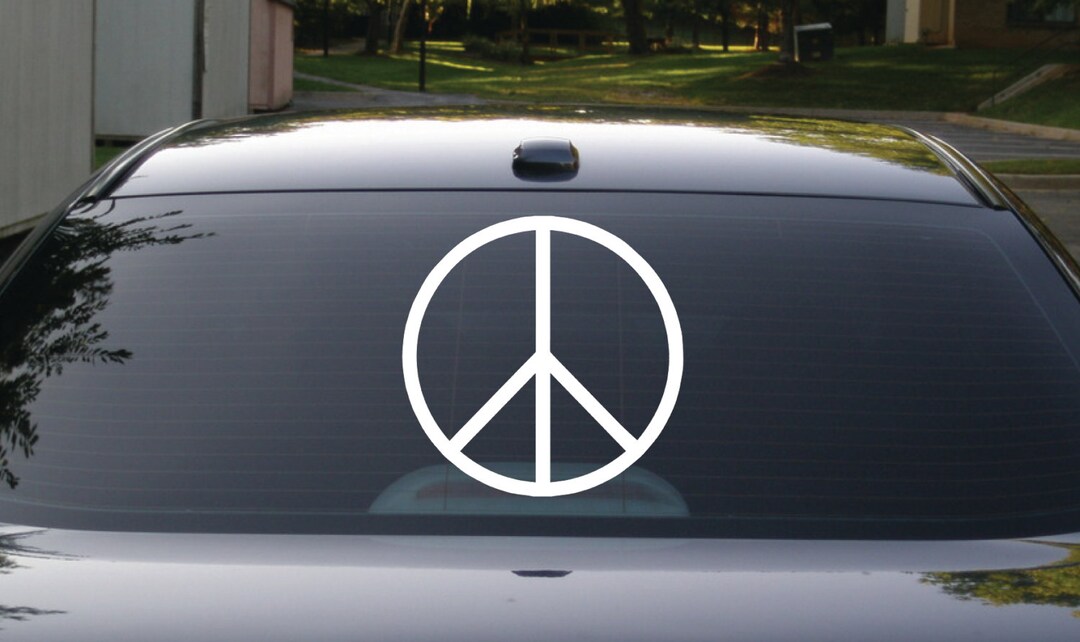 Peace Decal, Peace Sticker, Car Sticker, Custom Sticker, Peace, Peace