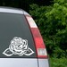 Rose Decal, Rose Sticker, Car Decal, Flower Decal, Laptop Sticker, Rose