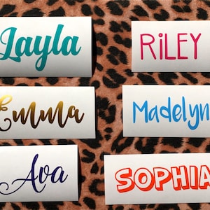 Custom Decal, Name Decal, Name Sticker, Custom Name Decal, Yeti Decal, Laptop Decal, Car Decal, Custom Sticker, Custom Decals image 1