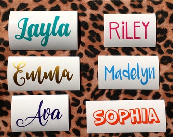 Custom Decal, Name Decal, Name Sticker, Custom Name Decal, Yeti Decal, Laptop Decal, Car Decal, Custom Sticker, Custom Decals