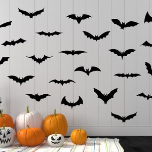 Halloween Decal, Halloween, Halloween Wall Decal, Bat Decal, Bat Wall Decal, Bats, Halloween Bat, Halloween Party, Bat Flock, Home Decor