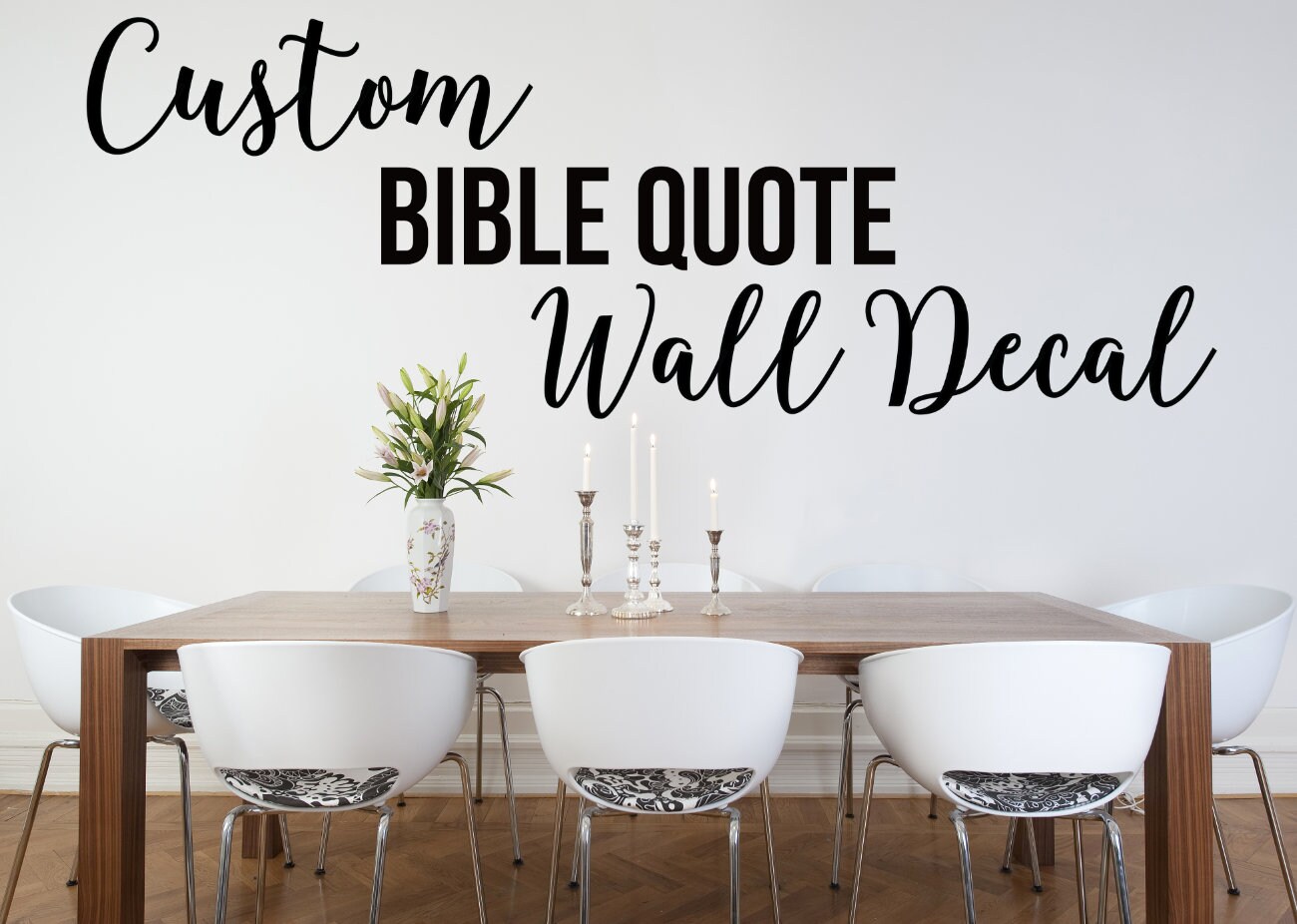 Religious Wall Decal Custom Wall Decal Christian Wall Etsy