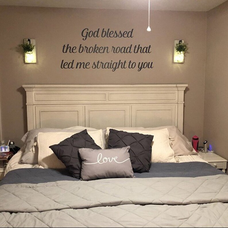 Custom Bedroom Wall Decal Custom Bedroom Sign Bedroom Wall Etsy