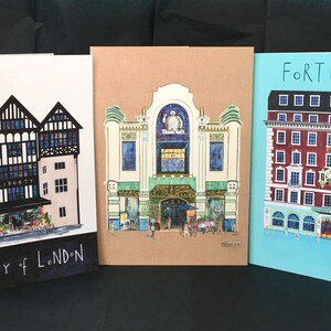Arquitetura Artística de Londres - Pacote de Cartões de Saudações