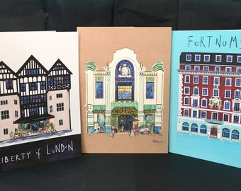 Artystyczna architektura Londynu - pakiet kartek okolicznościowych