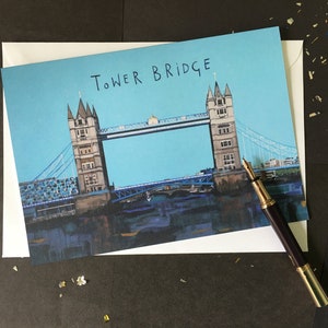 Tower Bridge London Biglietto d'auguri