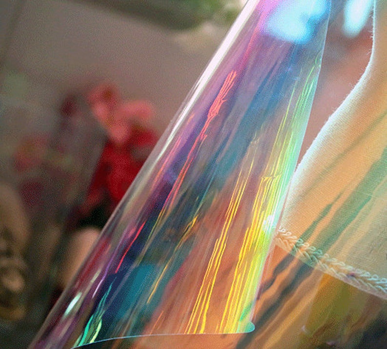 Translucent Rainbow TPU Fabric Unicorn Magical Prism Hologram Etsy