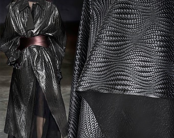 Basket Weave Faux Leather Fabric by the Yard — 3D Embossed Vegan Leather for Bags, Purses & Crafts