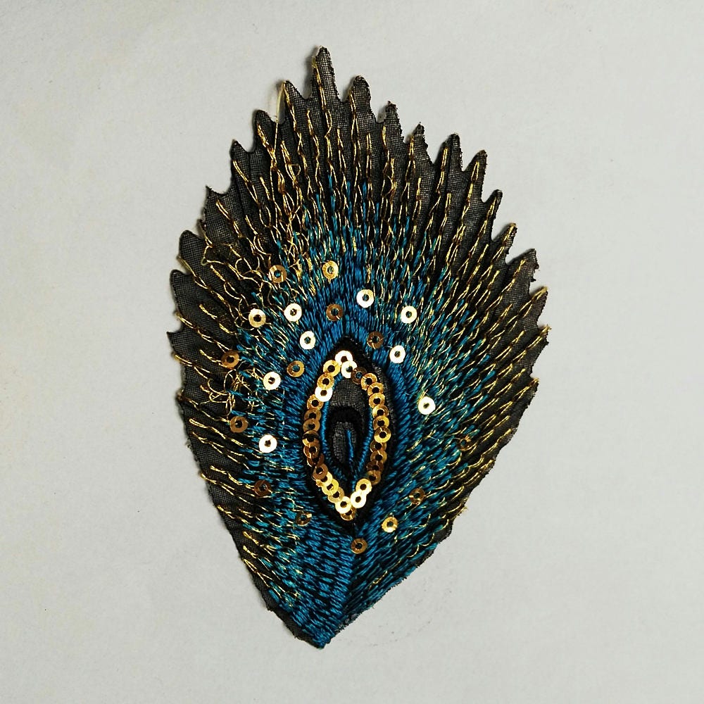 Bordure Franges Plumes De Coq Violet - 20,3-25,4 Cm Largeur - Idéal Couture, Costumes, Déco & DIY