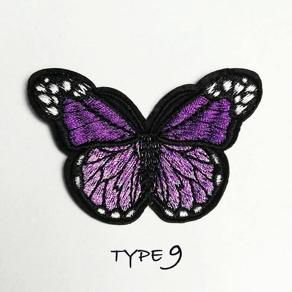 20 Toppe Ricamate A Forma Di Farfalla - Applique In Poliestere Per Vestiti, Borse, Jeans, Calzini - Decorazioni Fai Da Te, Multicolore, 7,6x4,2 Cm - 3