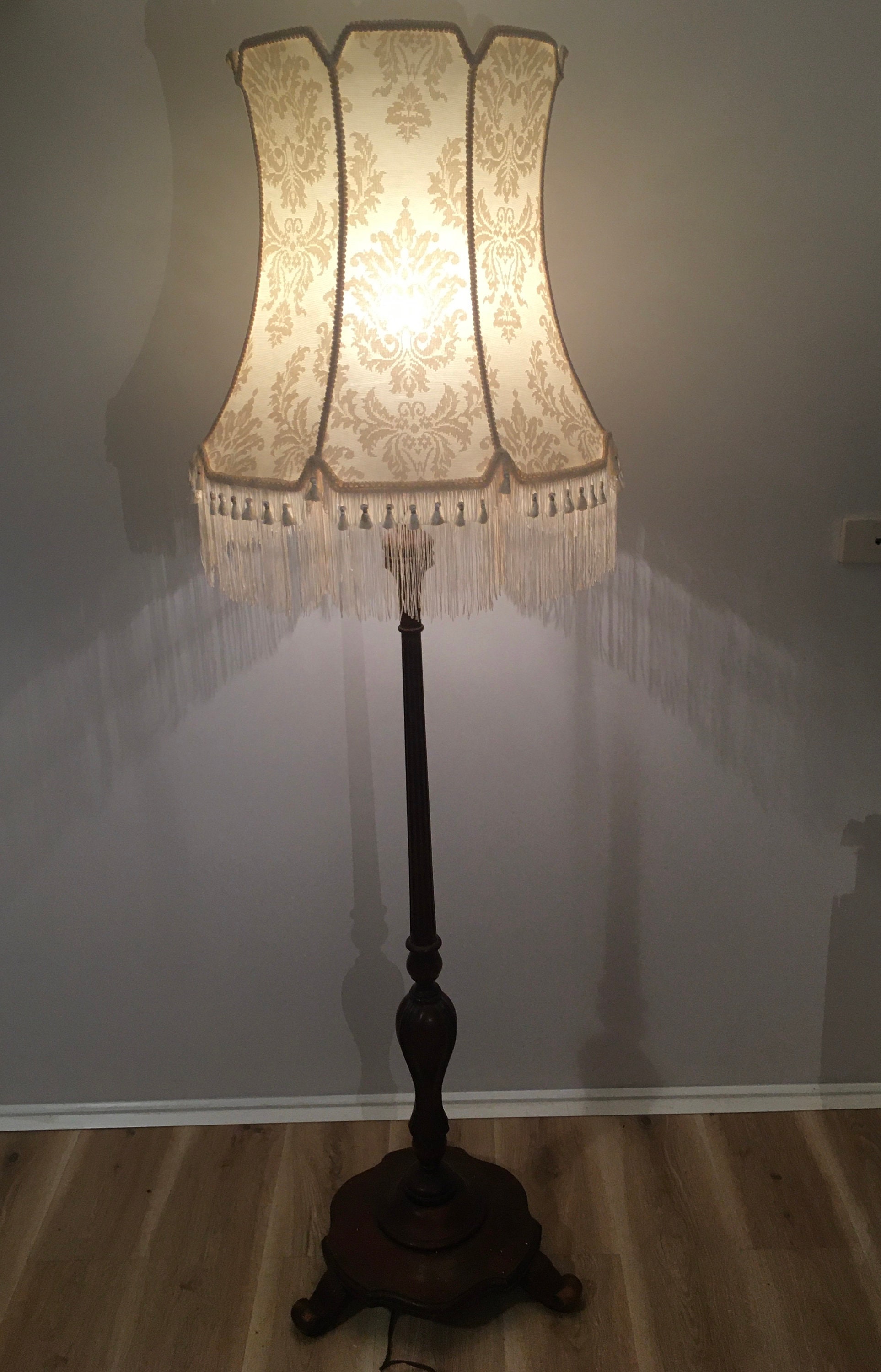 Fantastic cream floor lamp shade Etsy