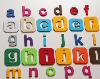 Felt Magnetic Alphabet, Double Lowercase Letters (5cm/2 inch)