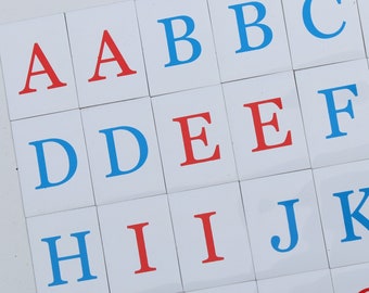 Magnetic Alphabet, UPPERCASE letters, magnets