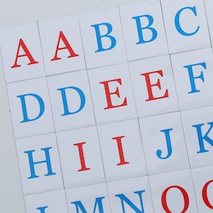 Magnetic Alphabet, UPPERCASE letters, magnets image 1