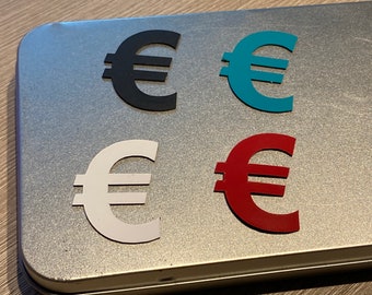 10 pcs Magnetic EURO sign