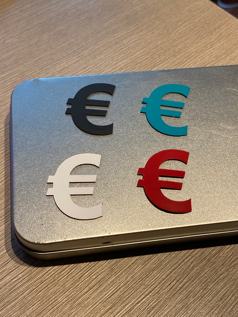 Magnetic EURO Sign - Etsy