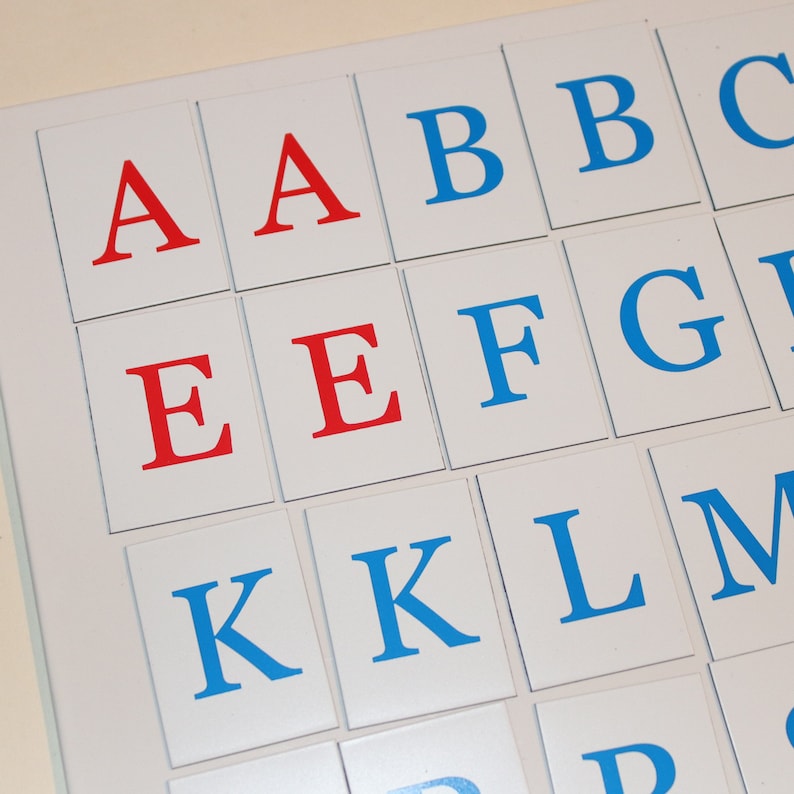 Magnetic Alphabet, UPPERCASE letters, magnets image 7