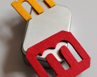 フェルト製マグネットアルファベット、小文字（2インチ） - Etsy 日本