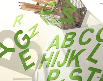Uppercase Magnetic Letters, Full Alphabet Set, Kids Learning