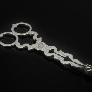 Silver Sugar Nips, Tea Tongs, Sterling, English, Victorian, Antique, Hallmarked London 1896, George Maudsley Jackson