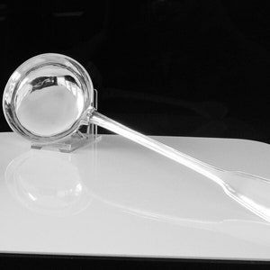 Silver Soup Ladle, French, Antique, Serving, Tableware, Cutlery, T.V.Dutrevis, Hallmarked Paris 1819-1838, First Grade 950, REF:518M