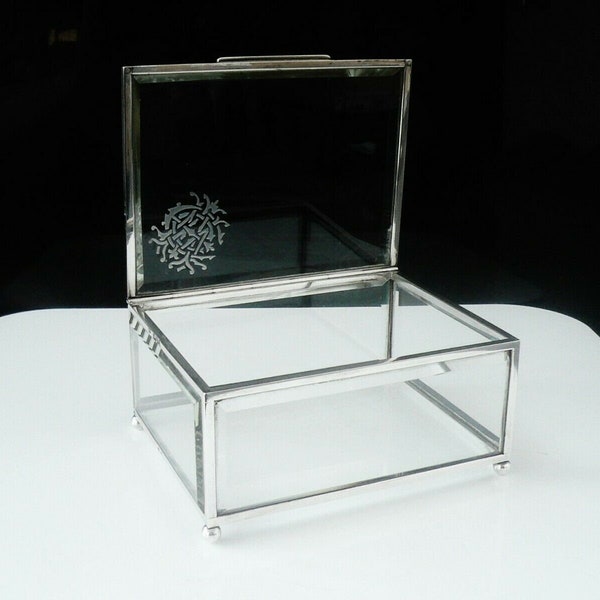 Glass Display Box Etsy UK