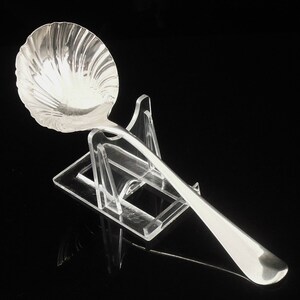 Silver Sauce Ladle, Sterling, Crested, Antique, Toddy, English, Hallmarked London 1758, Benjamin Cartwright II