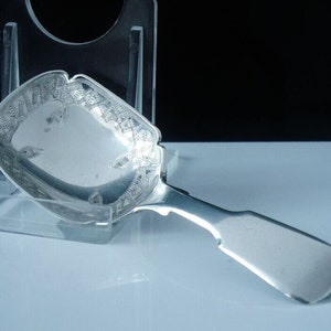 Sterling Silver Caddy Spoon, Antique, Tea, Cutlery, Tableware, English, Hallmarked Exeter 1839, John Osment
