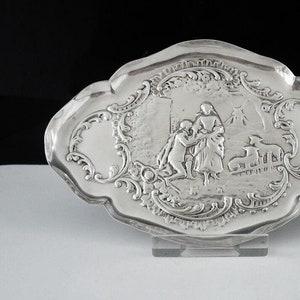 Large Pin Tray Sterling Silver Hallmarked London England Large Pin Tray Sterling Silver Hallmarked London England