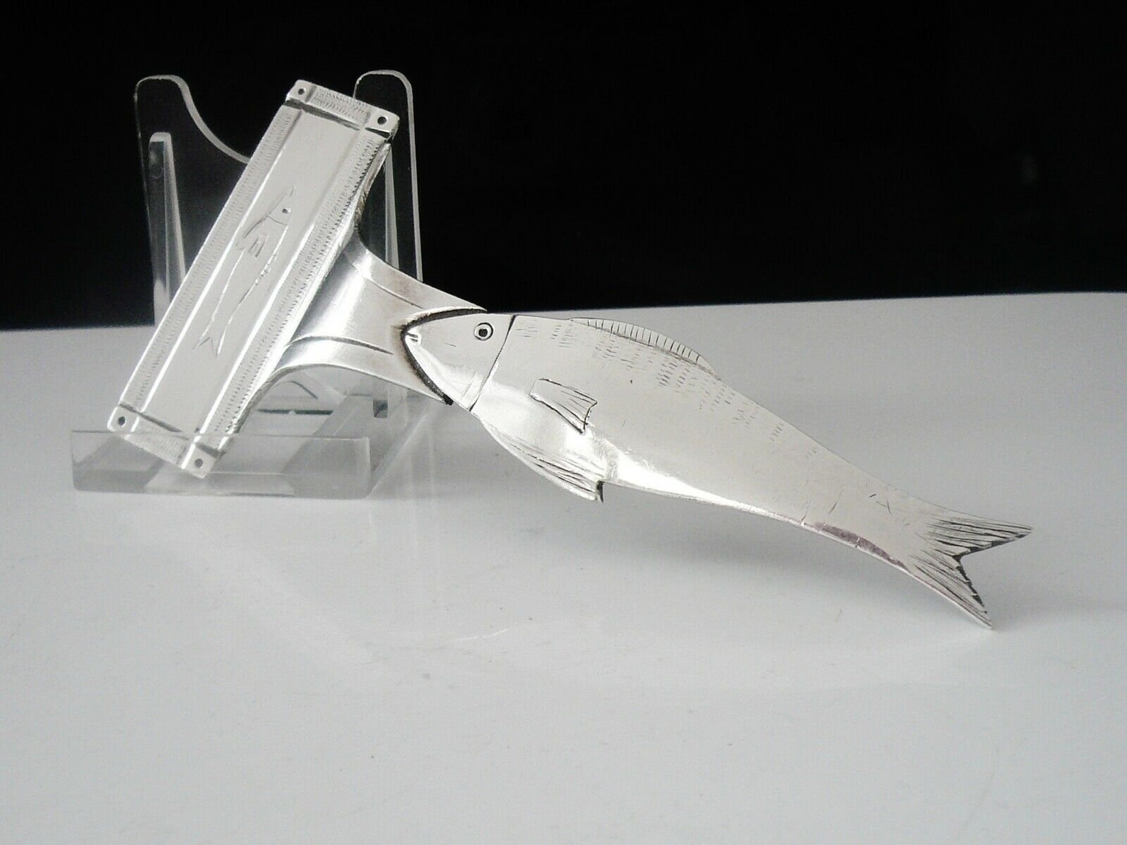 Silver Sardine Server Novelty Cutlery Tableware Serving Etsy