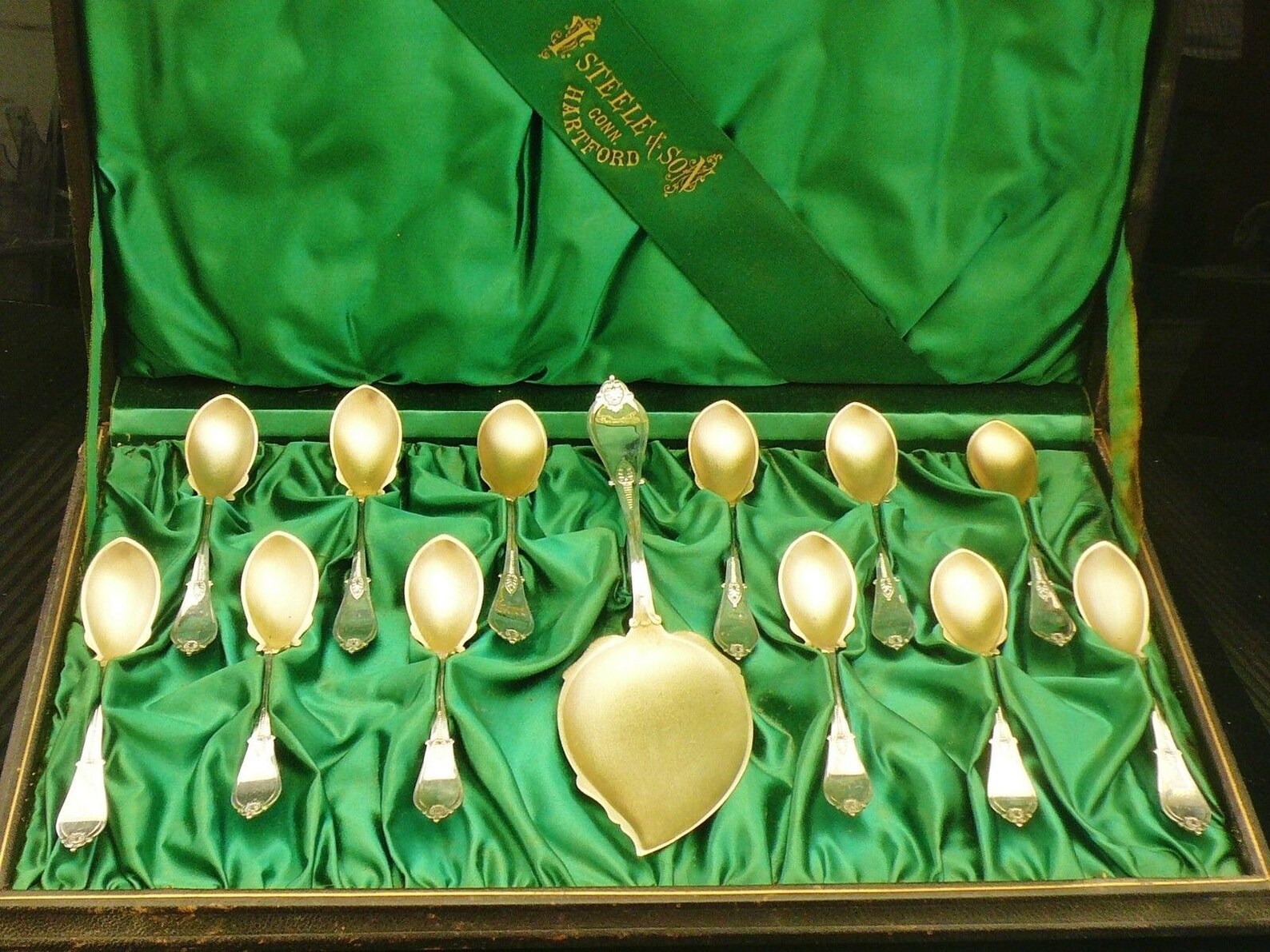 Victorian Silver Cutlery Set, Serving Set, Sterling, C.1870 Whiting