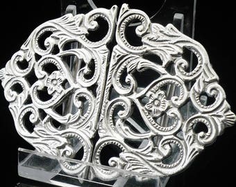 Silver Nurses Belt Buckle, Sterling, NEW, Solid, Scottish Hallmarked, Gift, Boxed, Dart Silver Ltd, REF:NEWBUK