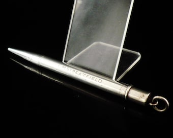 Vintage Sterling Silver Propelling Pencil: Solid Silver Writing