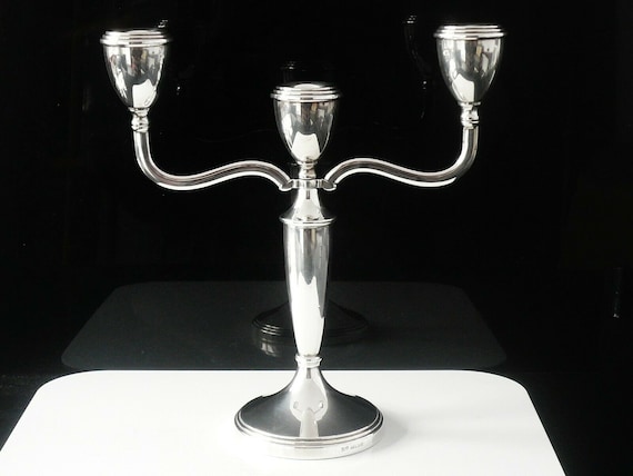 Sterling silver candelabra value sale