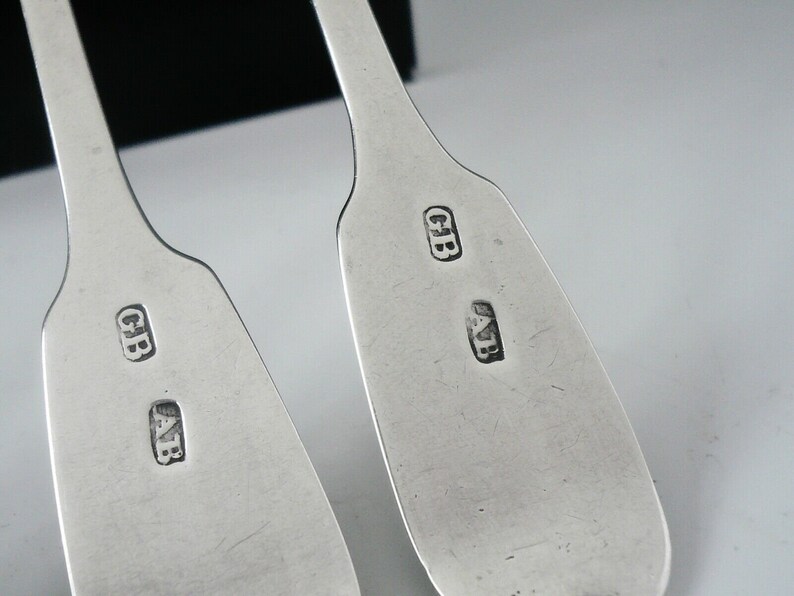 Tableware Scottish Provincial Cutlery REF:469D Condiment Antique Mustard Aberdeen G /& A Booth c.1840 4 Silver Egg Spoons