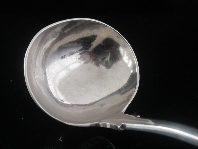 Spoon Silver Toddy Ladle Scottish Provincial REF:382Q James Pirie of Aberdeen c.1825 Cutlery Drinks Hallmarked Tableware