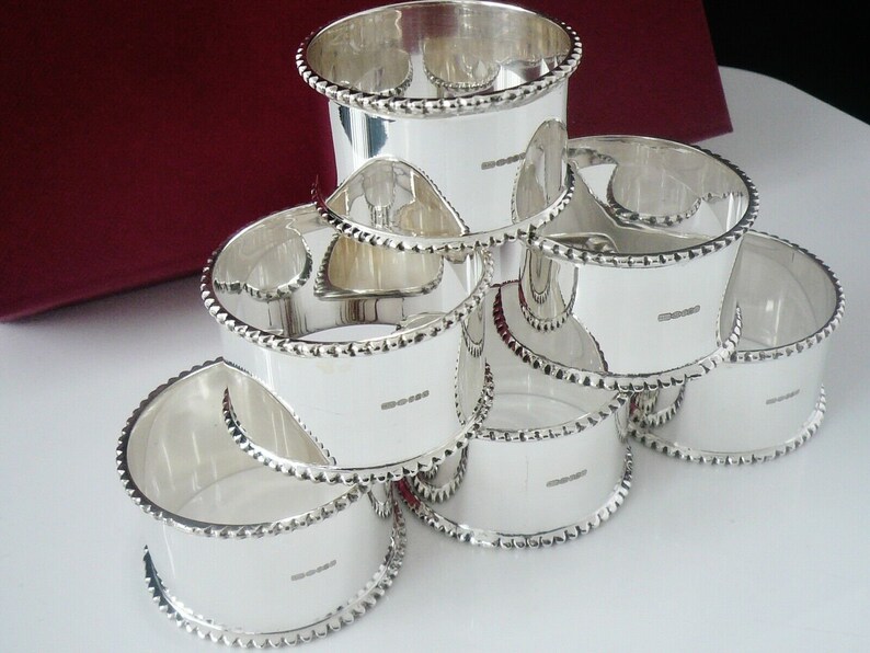 Zilverstad Napkin Rings – Set Of 6 Oval Silver‑Plated Rings For Elegant Table Setting