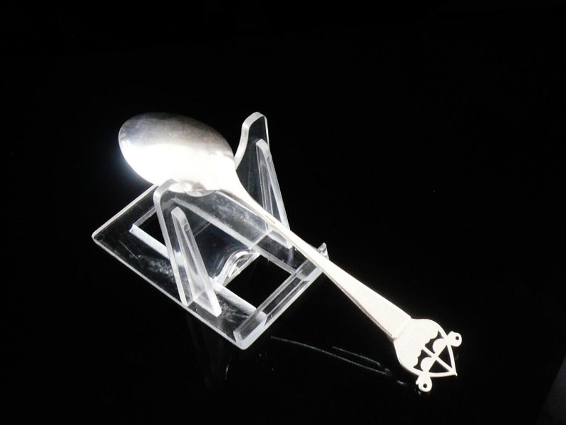 Tableware Cutlery Ola Gorie Teaspoon Hallmarked Edinburgh 1992 REF:462G Scottish Vintage Sterling Silver Spoon