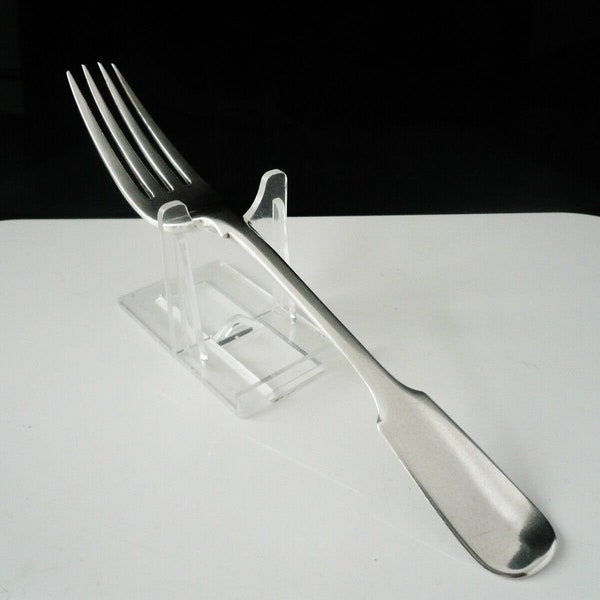 Silver Dinner Fork, Sterling, Antique, Table, English, CRESTED, Tableware, Hallmarked London 1894, Aldwinckle & Slater, REF:501U-501Y